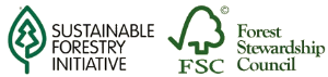 SFI-FSC Sustainable Forest Initiative and Forest Stewardship Council