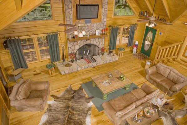 Log Cabin Homes &amp; Kits: Interior Photo Gallery