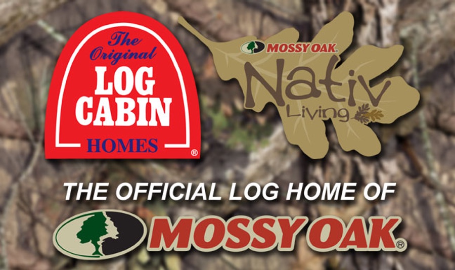 Mossy Oak<sup>®</sup> Partners with The Original Log Cabin Homes