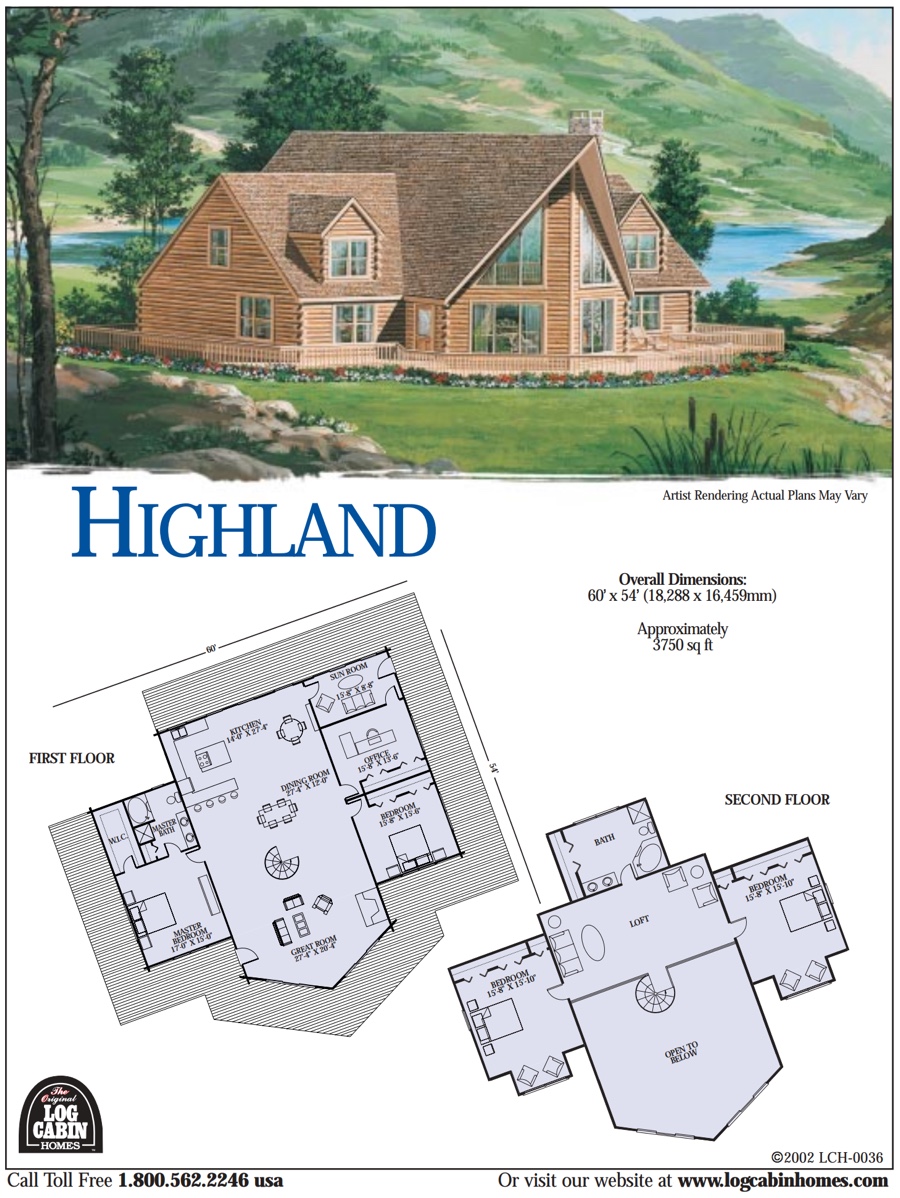 Log Cabin Home Floor Plans The Original Log Cabin Homes