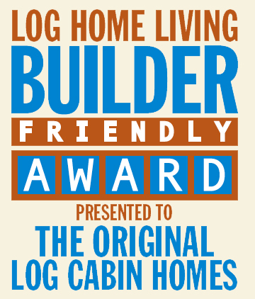 Log Home Living Builder Friendly Award