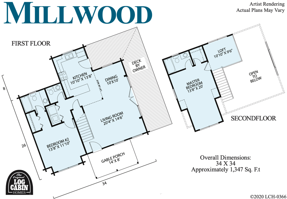 The Millwood floor plan