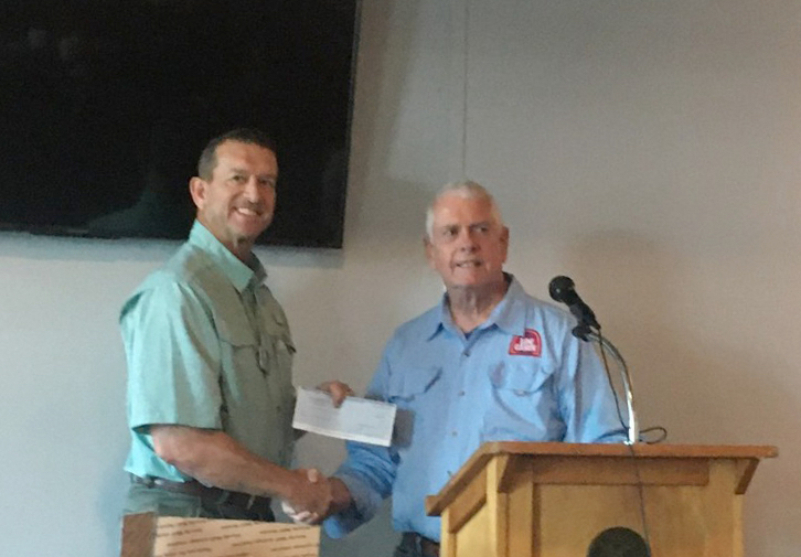 The Original Log Cabin Homes Donates to the Kiwanis Club