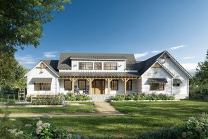 The Thistle Branch Farm is one of the Farmhouse Collection's standard models.