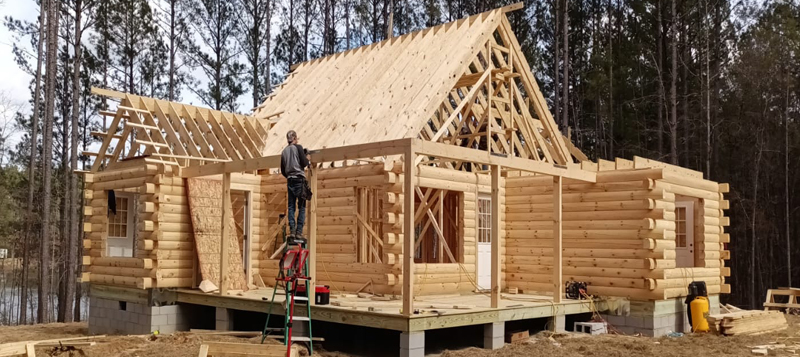 Log Home Construction